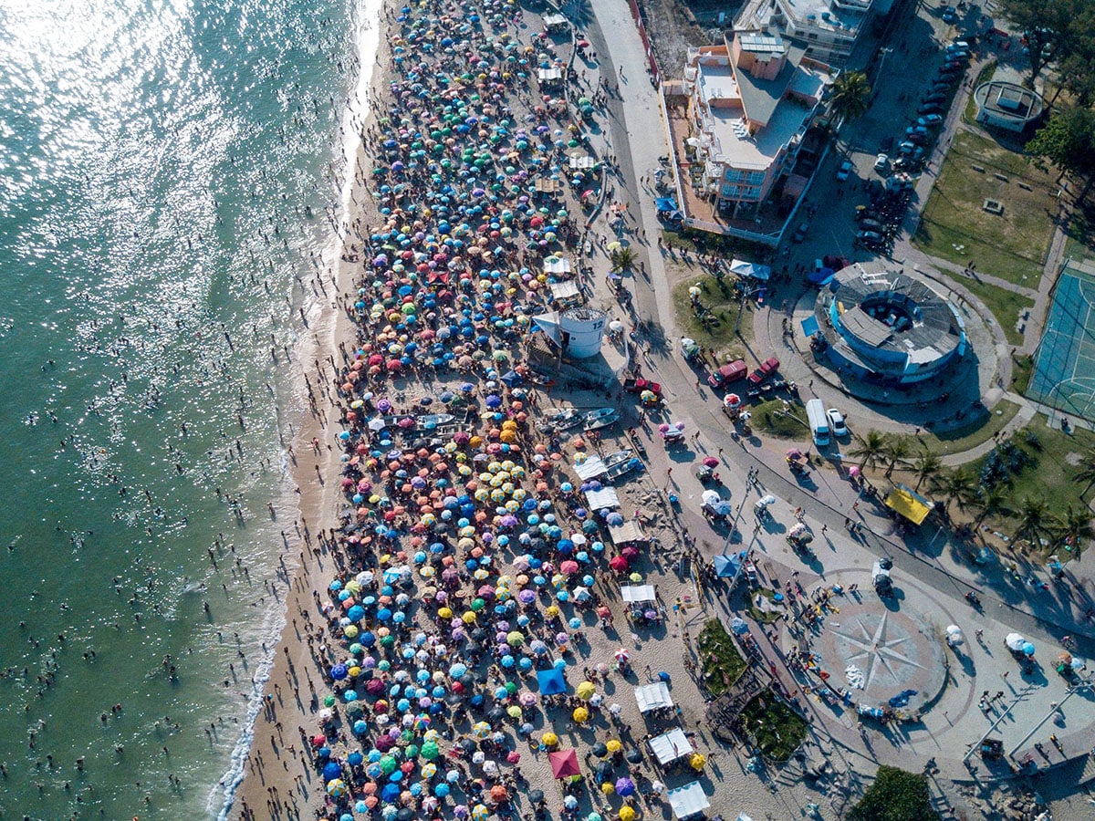 Rio de Janeiro, Brazil during a heatwave Rio de Janeiro, Brazil during a heatwave
Image: Terico Teixeire / AFP©