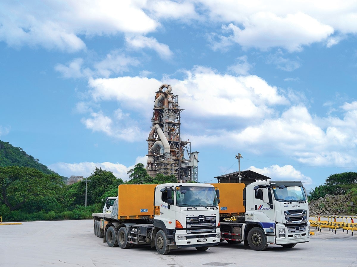 A Concreat cement plant; PHOTO Courtesy of DMCI Holdings