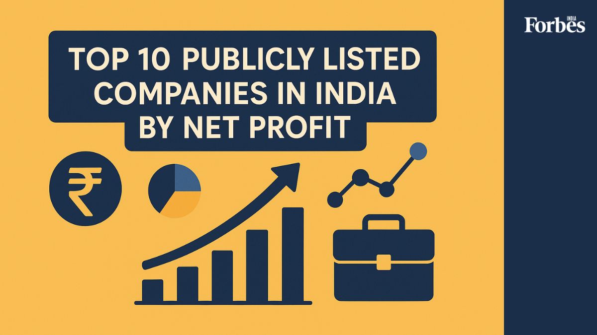 Top 10 publicly listed companies in India by net profit