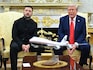 Suits you: 'Fabulous' Zelensky outfit wows Trump