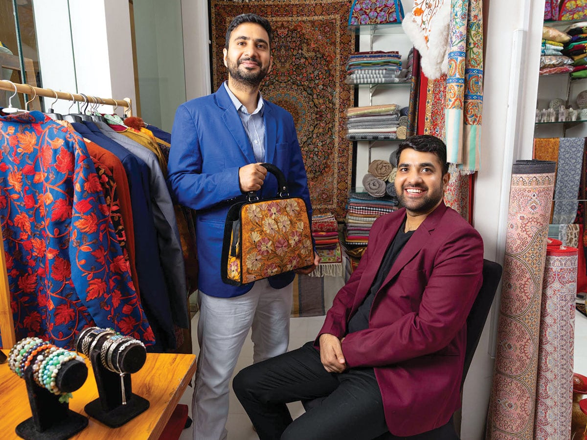 Sheikh Samiullah (right) and Abid Rashid Lone, co-founders, FastBeetle, a logistics tech platform headquartered in Srinagar, Jammu & Kashmir
Image: Madhu Kapparath