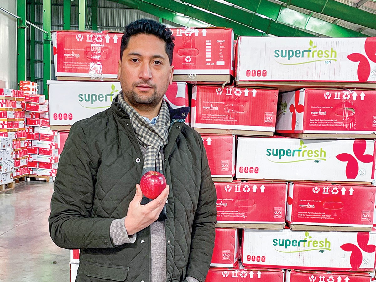 Ubair Shah of Efruitmandi, a B2B fresh produce startup