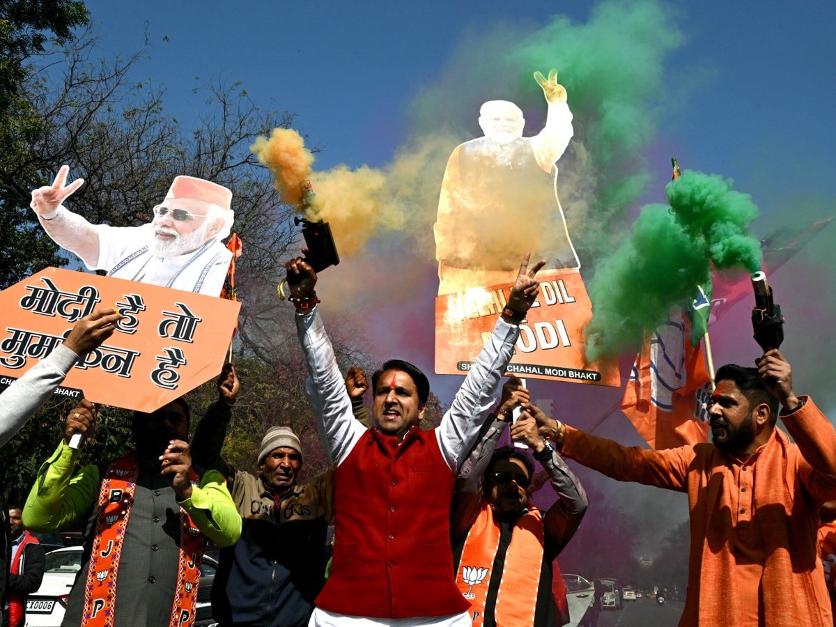 Photo of the Day: BJP wins Delhi assembly elections