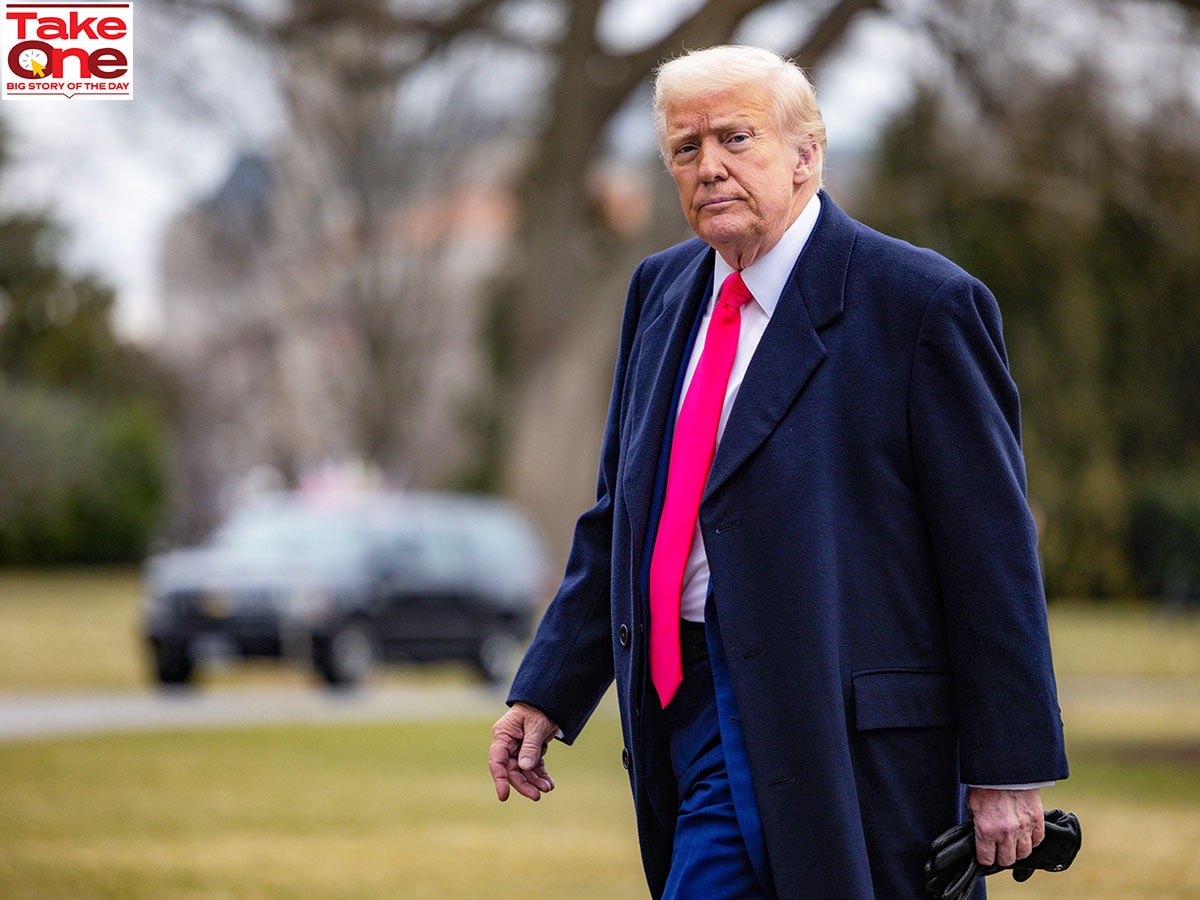 US President Trump warned drugmakers in a private meeting that companies should move overseas manufacturing to the US or else face tariffs. Image: Tierney L. Cross/Getty Images