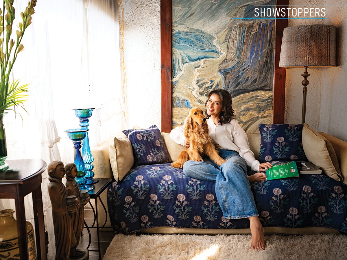 Manisha Koirala at her Mumbai home in Versova
Image: Neha Mithbawkar for Forbes India