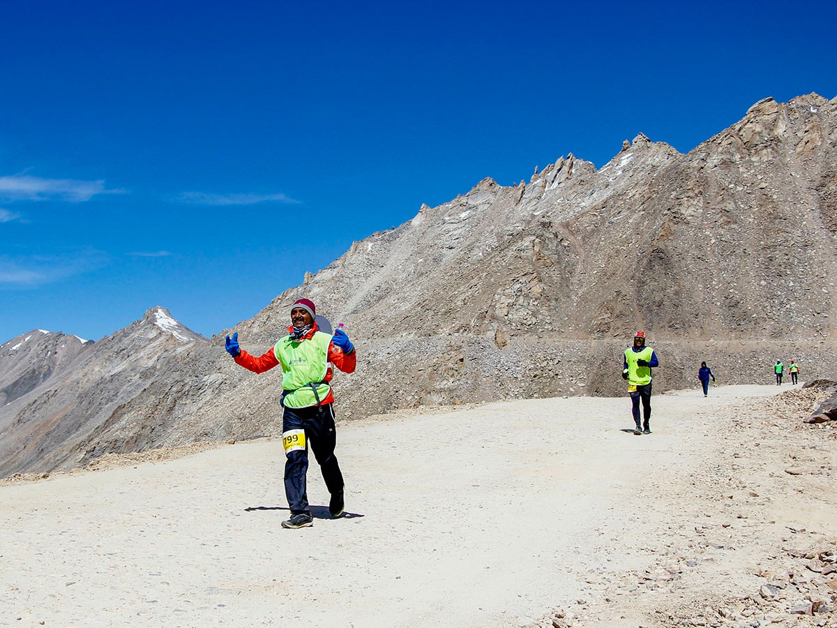 The 72-km Khardung La challenge had 11 runners in 2012, its inaugural year; in its 2024 edition, 281 runners joined the starting line of one of the toughest races in the world. Image: Courtesy Ladakh Marathon