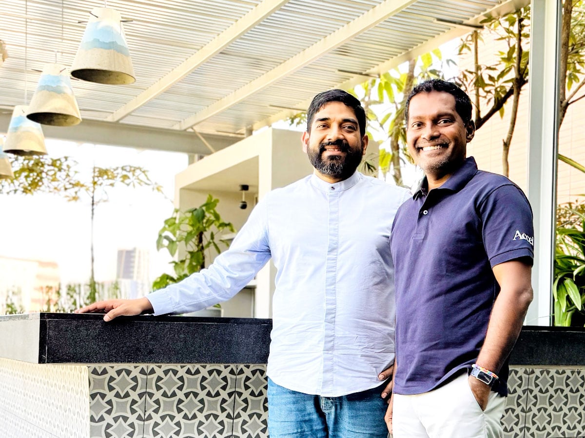 Prayank Swaroop (L) and Anand Daniel of Accel