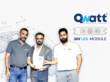 A new benchmark in signage industry: Qwatt Technologies unveils the Industry's first 36V LED module