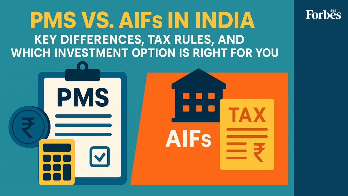 PMS vs. AIFs in India: Key differences, tax rules, and which investment option is right for you