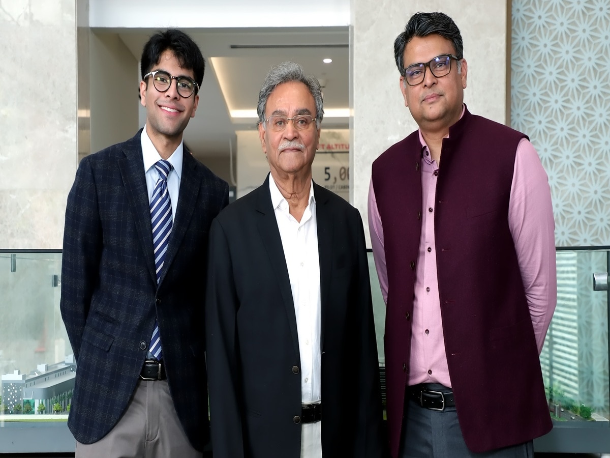 The three generations of RSP – Satyansh Yadav, Raj Singh Yadav and Satya Priya Yadav