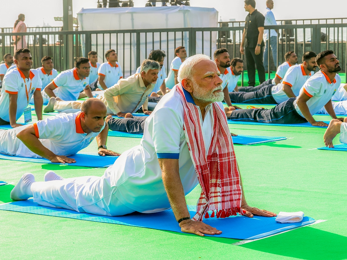 Photo of the Day: PM Modi at International Day of Yoga celebrations