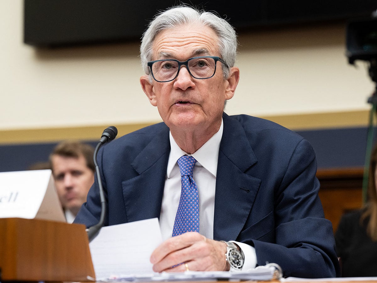 US Fed chair Jerome Powell deflects Trump pressure, says no hurry on interest rate cuts