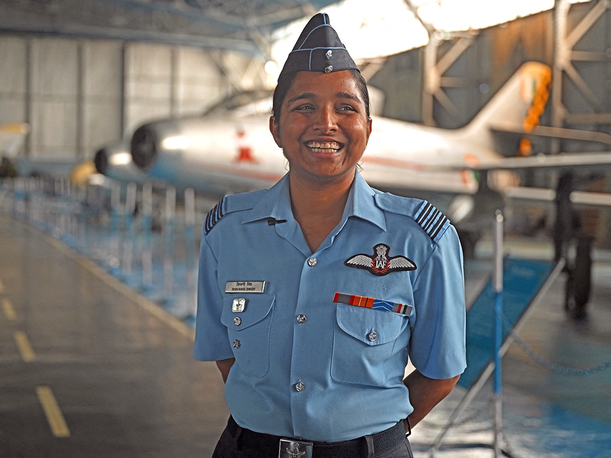 Shivangi Singh: India's woman fighter pilot trailblazer eyes space