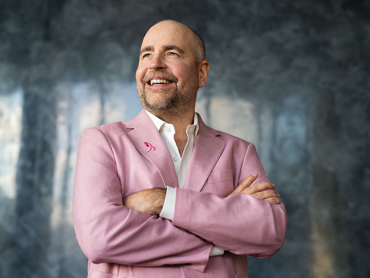 Michael Taylor at a philanthropy conference in Florida. “Within 50 years—probably 20—we are going to have the first versions of drugs that profoundly change the way we age.” Image: JAMEL TOPPIN FOR FORBES