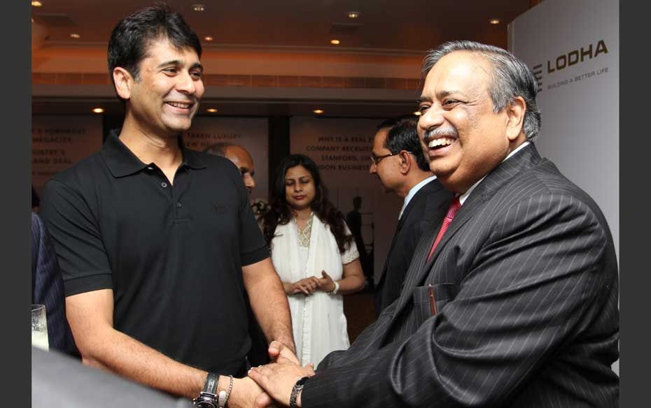 (L to R) Rajiv Bajaj with former SEBI chairman M. Damodaran 