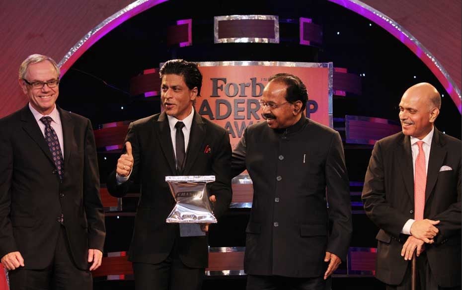 Shahrukh Khan received a special commendation for his contribution to the Media & Entertainment 