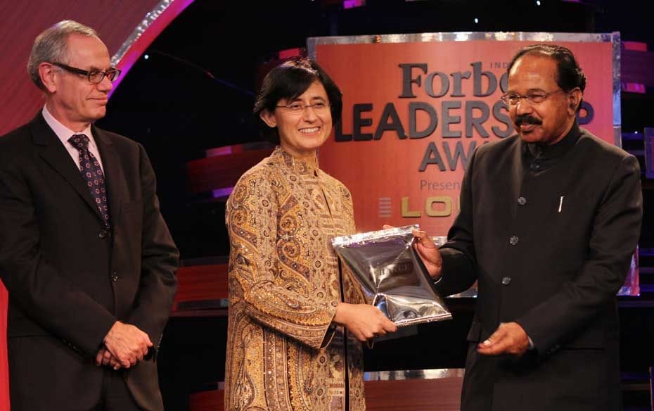 Britannia CEO Vinita Bali received the Woman Leader for the Year Forbes India Leadership Award 