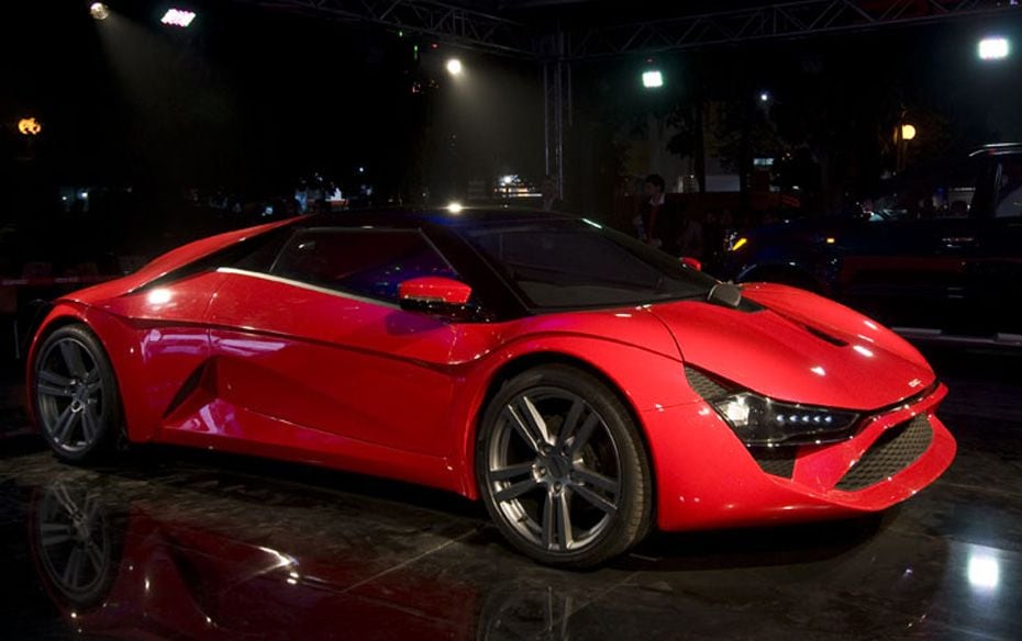 Dilip Chhabria Avanti Supercar concept. This car was launched by Mr. Amitabh Bachchan. Should we say