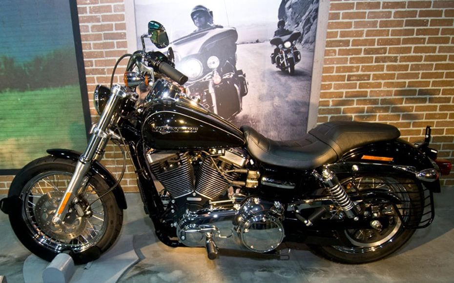 The Harley Davidson Super Glide Custom. Big bike for the big boys                        