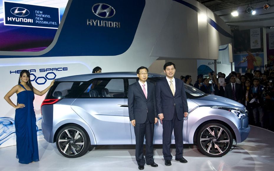 The Hyundai Hexa Space concept. Everybody wants a big car                        