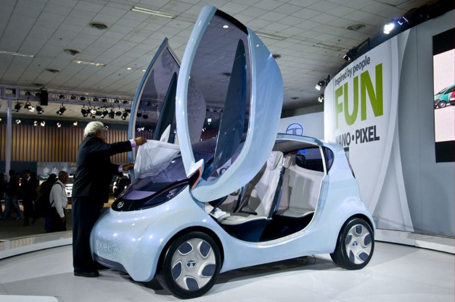 Tata Nano Pixel concept. That's really what the Nano needs to lift sales. Not joking            