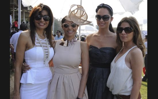 Queenie Dhody, Kalyani Saha Chawla, Celina Wadia and Haseena Jethmalini at Forbes India Million race