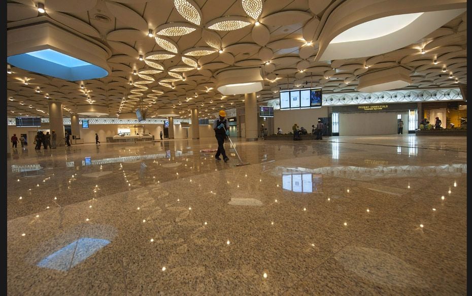 Inspired by a peacock's plume, Mumbai's new Terminal 2 is an iconic structure built to handl