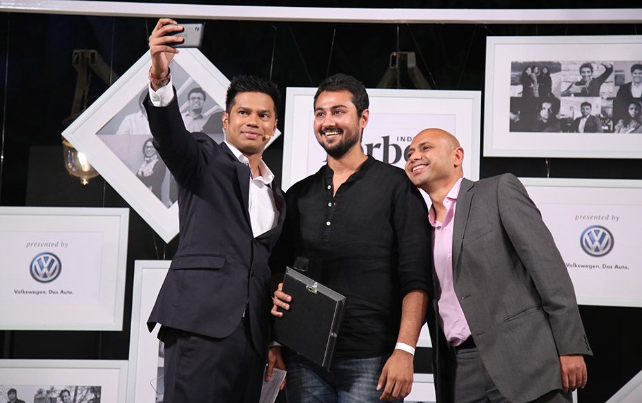 Rahul Mehra, co-founder and partner of the Mumbai-based Gateway Brewing Company, with Anil Uniyal, C