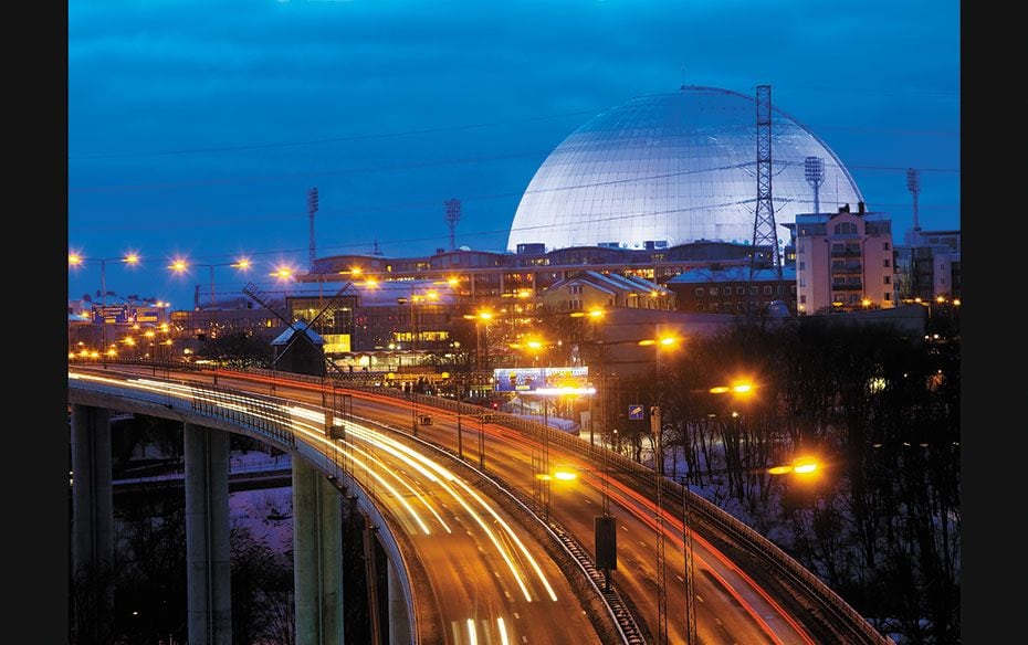 Sweden, Stockholm Ericsson Globe The Ericsson Globe, Stockholm’s indoor arena, is currently th