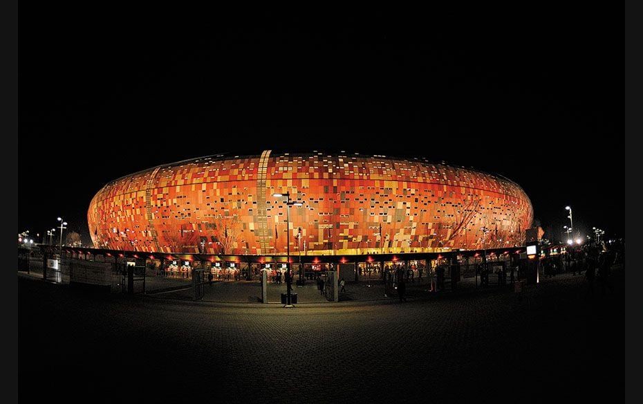 South Africa, Johannesburg Soccer City Stadium This stadium—the largest in Africa with a capac