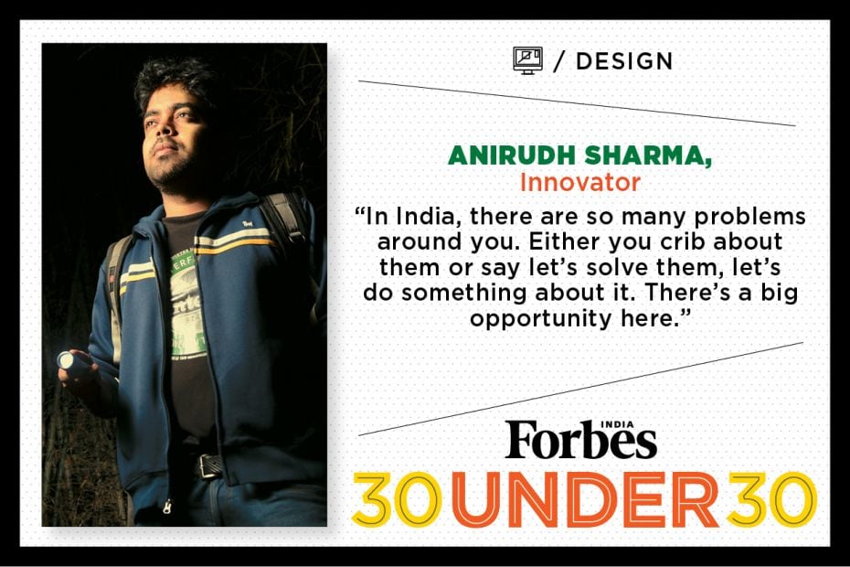 Anirudh Sharma, 28, Innovator PROFILE  HERE                         