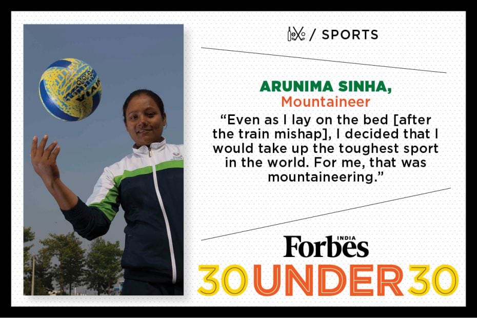 Arunima Sinha, 28, Mountaineer PROFILE HERE                         