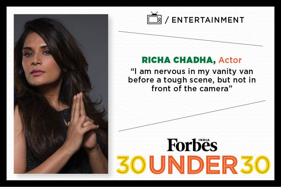 Richa Chadha, 28, Actor PROFILE HERE                         