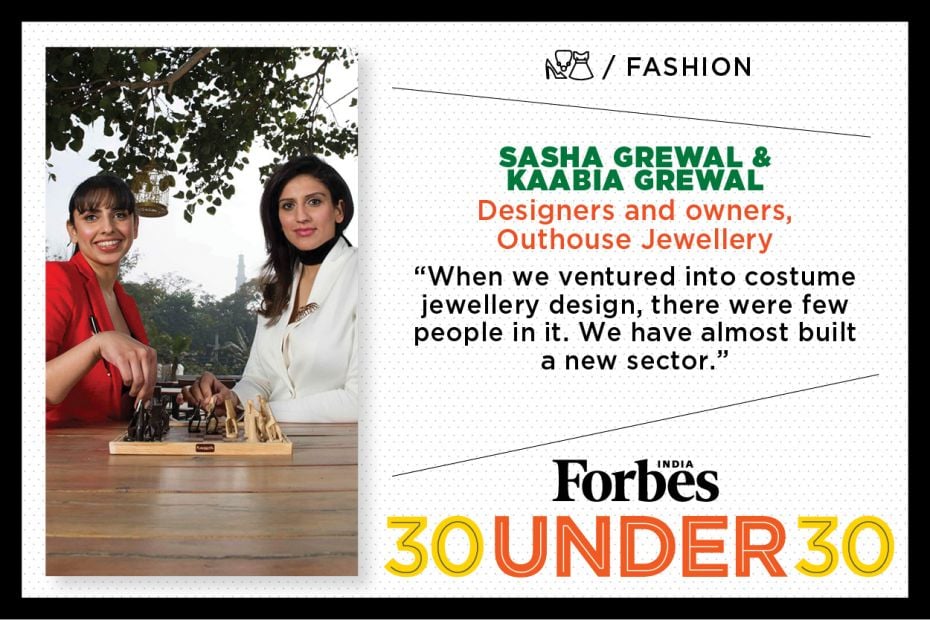 Sasha Grewal, Kaabia Grewal (28, 29), Designers And Owners, Outhouse Jewellery PROFILE HERE 