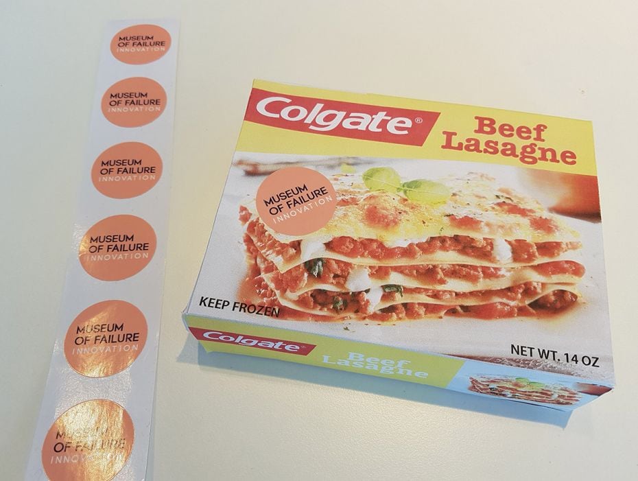 Colgate frozen dinnerAccording to the literature on brand failures, Colgate launched a line of froze