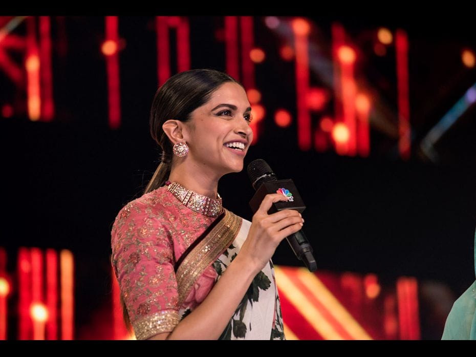 Hindi film actor Deepika Padukone speaks at the IBLA event                                          