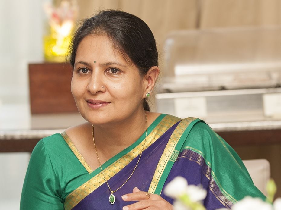 Ashu Suyash, managing director and chief executive officer of CRISIL, listening intently to the deli