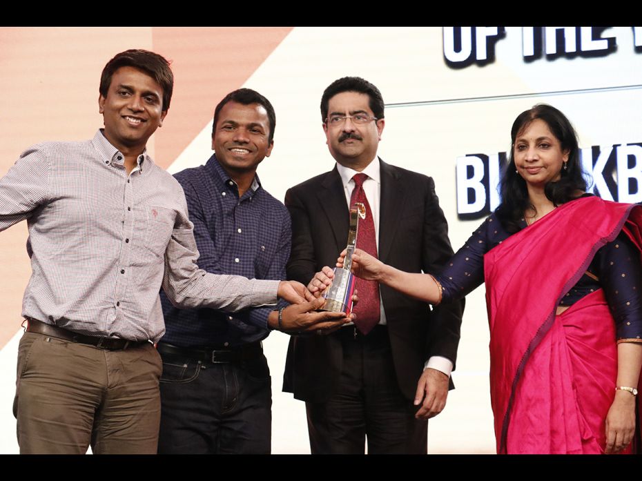 Category: Young Turks Startup of the yearWinner: Blackbuck    Received by: Mr. Rajesh