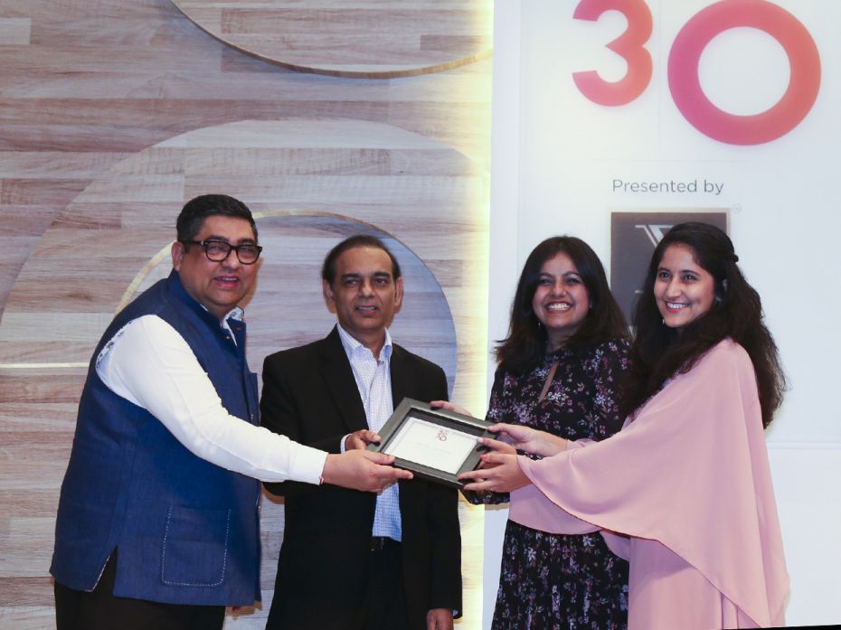 Nupura Kirloskar and Janhavi Joshi, Co-founders, BleeTech Innovations felicitated                   