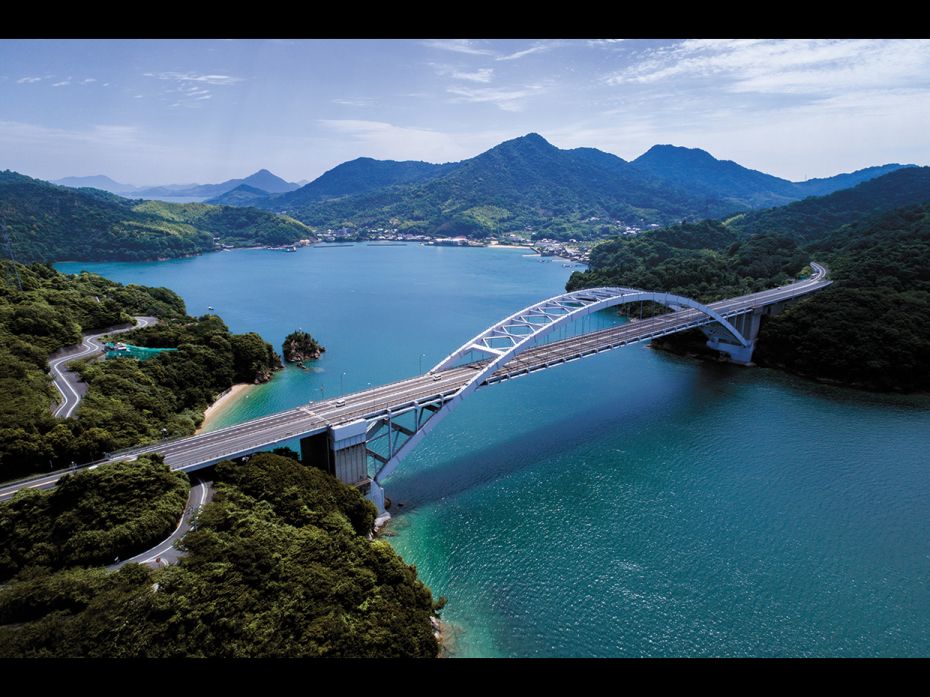 Shimanami Kaido, JapanAn awe-inspiring bike route, this connects the main island of Honshu with the 