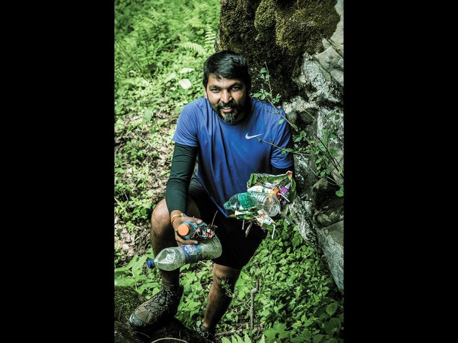 Pradeep Sangwan, 33Pradeep Sangwan, founder of Healing Himalayas, aims to keep the Himalayas plastic