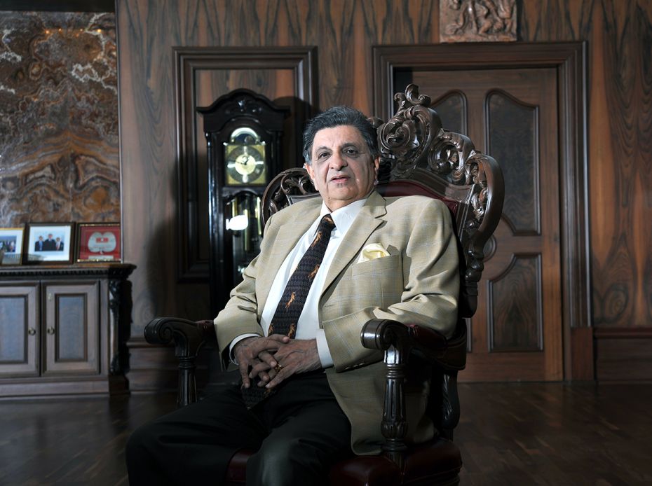 Cyrus Poonawalla whose company Serum Institute of India makes the Covishield vaccine that has inocul