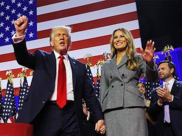 In Pictures: Donald J Trump, President of the United States, again