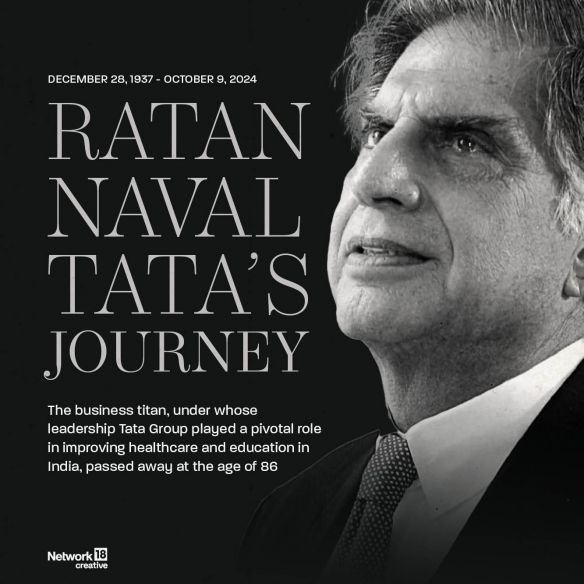 Tata Group's chairman emeritus, veteran industrialist, and a visionary, Ratan Naval Tata passed away