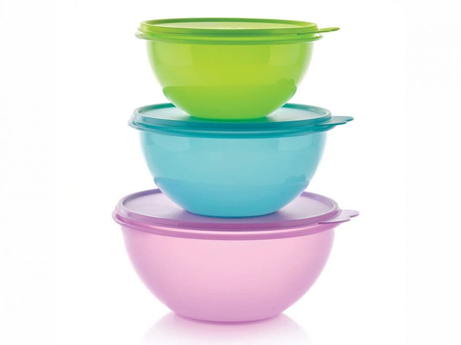 The classic Wonderlier bowl.
The Wonder Bowl was translucent but more durable than any container be