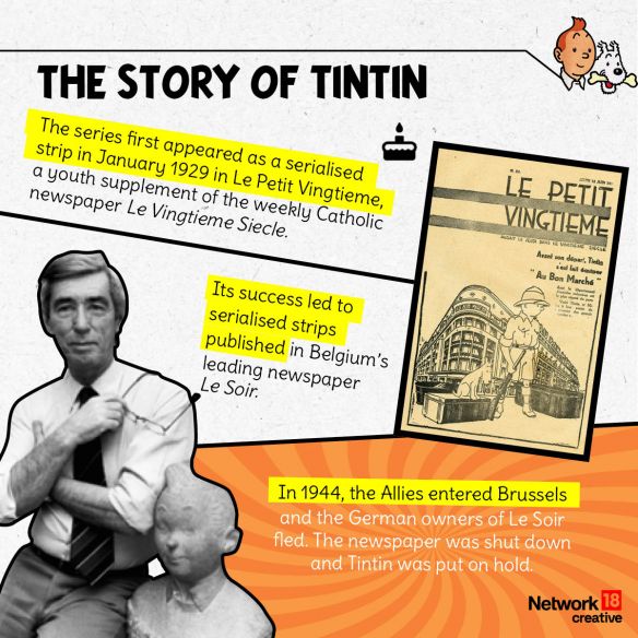 Here's the story of Tintin's origin.