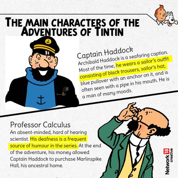 Meet the characters in Tintin's world.