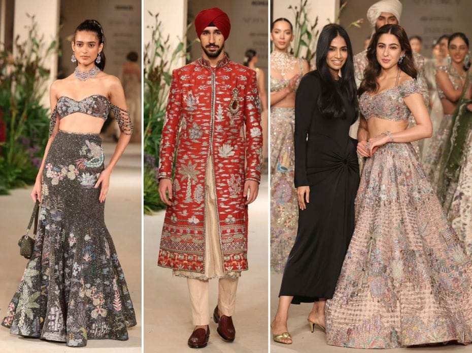 Aisha RaoJewellery Partner: Shree Jewellers
The designer’s debut couture collection, Wild at 