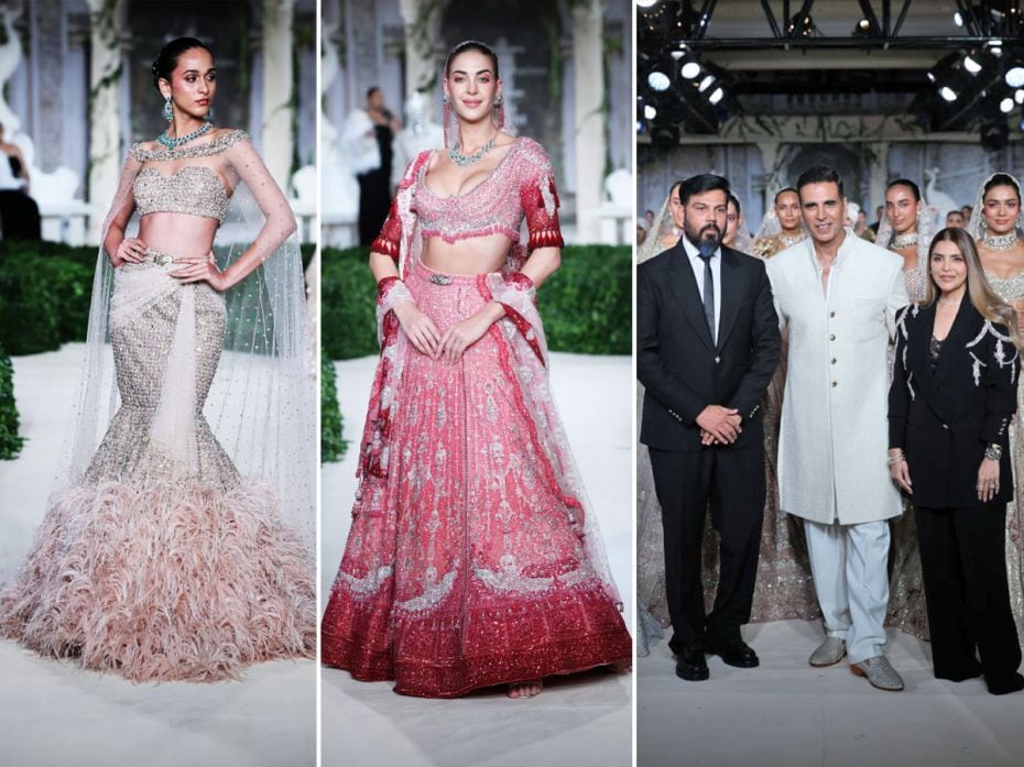 Falguni Shane PeacockJewellery Partner: Archana Agarwal’s jewellery collection The coutur