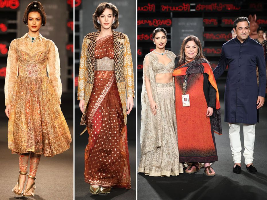 Ritu Kumar
The legendary couturier Ritu Kumar made a celebrated comeback to the India Couture Week 